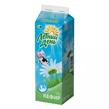 Кефир летний день 900г 1%