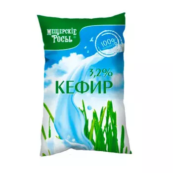 Кефир мещерские росы 900 г 3, 2% фин-пак