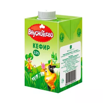 Кефир вкуснотеево 500 г 3, 2% воронеж