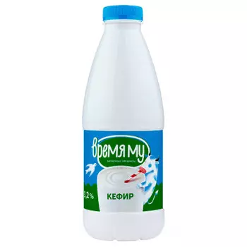 Кефир время му 0,9л 3,2% пл/бут