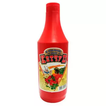 Кетчуп егорьевский 800г острый пл/бут