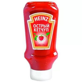 Кетчуп хайнц 570г острый пл/бут