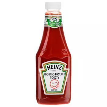 Кетчуп хайнц 1 кг томатный пл/б