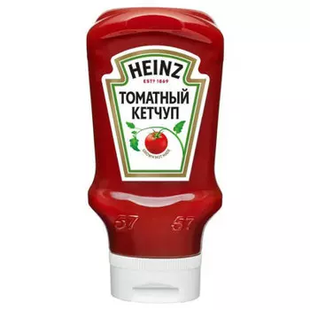 Кетчуп Heinz 460г томатный пл/бут перевертыш