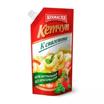 Кетчуп кухмастер 260г к спагетти дой-пак
