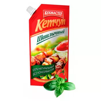 Кетчуп Кухмастер 350г шашлычный дой-пак
