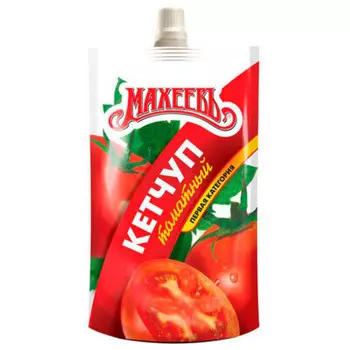 Кетчуп Махеевъ 260г томатный дой-пак