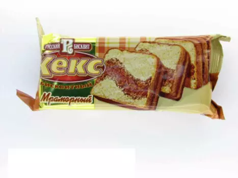 Кекс русский бисквит 225г мраморный