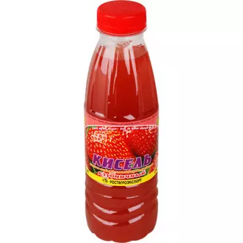 Кисель 500г клубничный пл/бут раэ