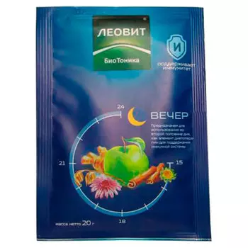 Кисель биотоника общеукрепляющий 20г леовит