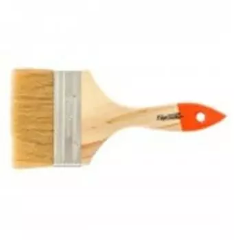 Кисть плоская спарта 4 натуральная щетина 100 мм