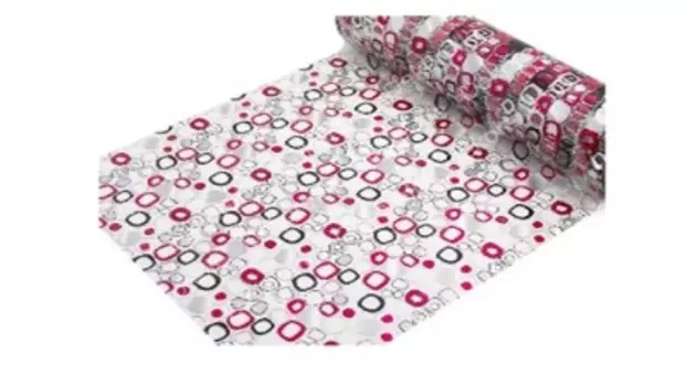 Клеенка силиконовая декорелле 123 прозрачный фон размер 0, 6*20 м