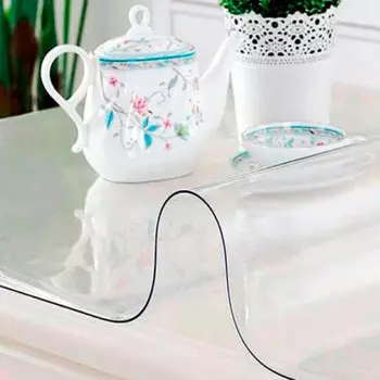 Клеенка силиконовая прозрачная декорелле 1, 2*20 м толщина 2 мм