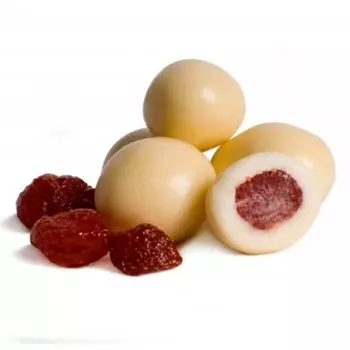 Клубника в белой глазури вес