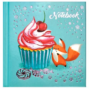 Книжка записная феникс+ 48 л лисичка сладкоежка 105 х105 мм 58098