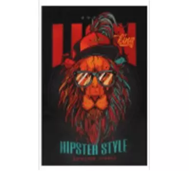 Книжка записная Profit а7 48л львиный стиль 48-2105