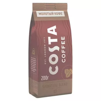 Кофе коста 200 г сигнатур бленд молотый