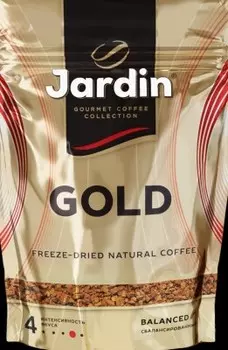 Кофе жардин голд 150 г растворимый м/уп