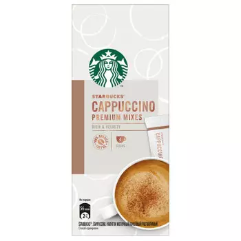 Кофейный напиток старбакс 4*14 г капучино