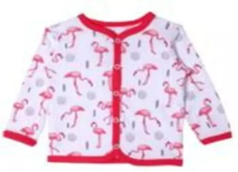 Кофточка детская котмаркот фламинго р.68 7219