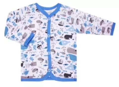 Кофточка детская котмаркот морская р.68 7158