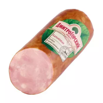 Колбаса балыковая варено-копченая 490 г вакуумная упаковка кат.а колбасное изделие мясной продукт дм