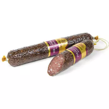 Колбаса деликатесная сырокопченая кузминки