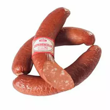 Колбаса деревенская полукопченая натуральная оболочка брянский мясокомбинат