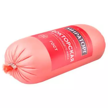 Колбаса докторская гост вакуумная упаковка 470 г мираторг