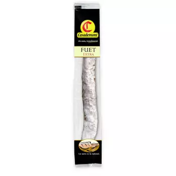 Колбаса фуэт экстра сыровяленая полусухая 150 г мясное колбасное изделие casademont