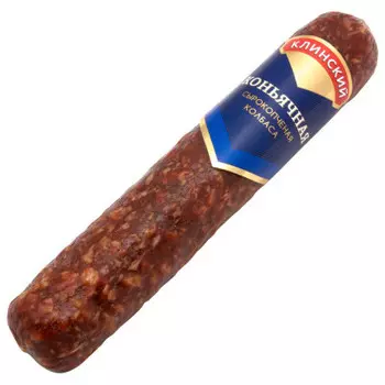 Колбаса коньячная сырокопченая полусухая вакуумная упаковка 210 г колбасное изделие мясной продукт к