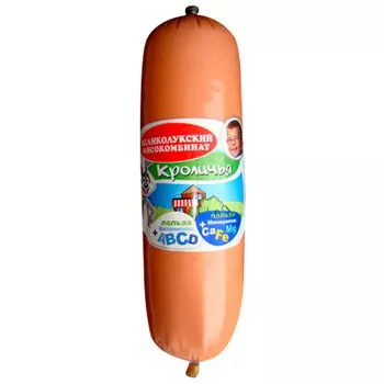 Колбаса кроличья 500 г великолукский мясокомбинат