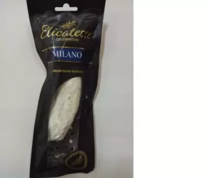 Колбаса милано сыровяленая полусухая 200 г elicatesse