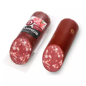 Колбаса московская 330 г варено-копченая дымов