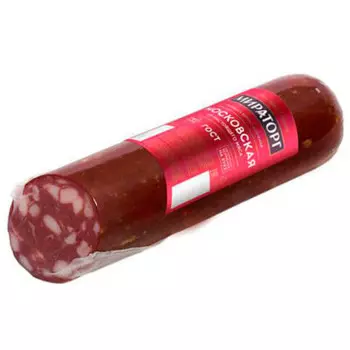 Колбаса московская гост варено-копченая вакуумная упаковка 375 г мираторг