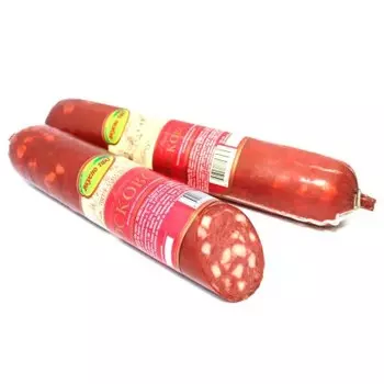 Колбаса московская варено-копченая вакуумная упаковка вкусно так