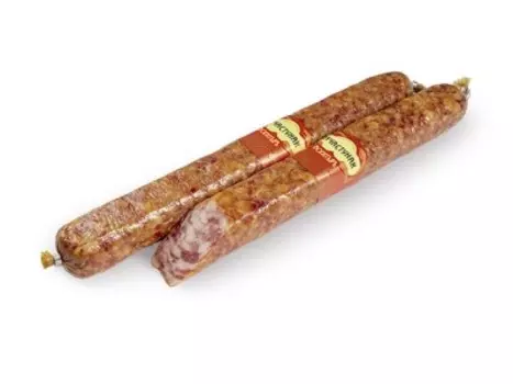Колбаса пачастунак полусухая колбасное изделие сырокопченая мясной продукт кат.б богатырь