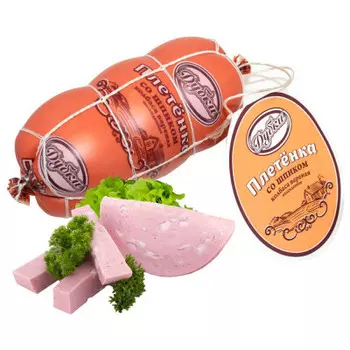 Колбаса плетенка со шпиком дубки