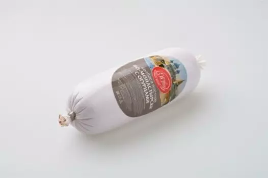 Колбаса по- монастырски с огурцами жупиков