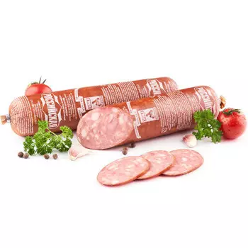 Колбаса российская полукопченая губкин