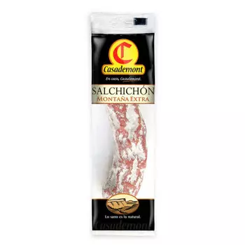 Колбаса сальчичон монтанья экстра сыровяленая полусухая 250 г мясное колбасное изделие casademont