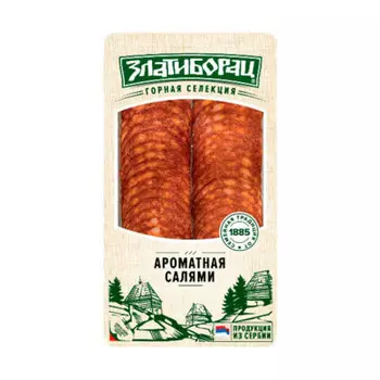 Колбаса салями ароматная 90г златиборац