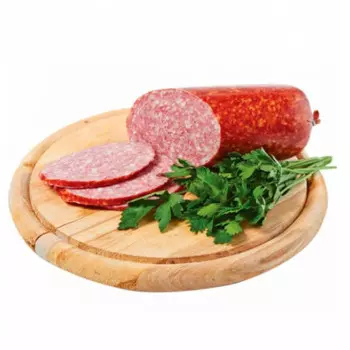 Колбаса сервелат праздничный полукопченая гордость провинция