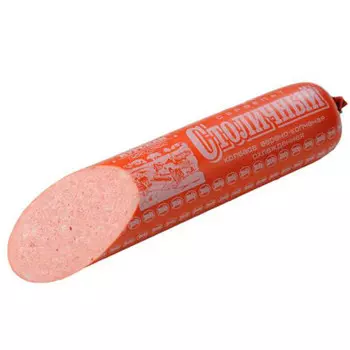 Колбаса сервелат столичный варено-копченая птицефабрика курская