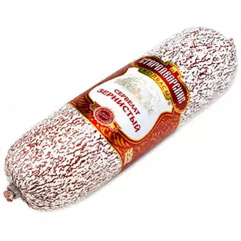 Колбаса сервелат зернистый варено-копченая стародворские колбасы