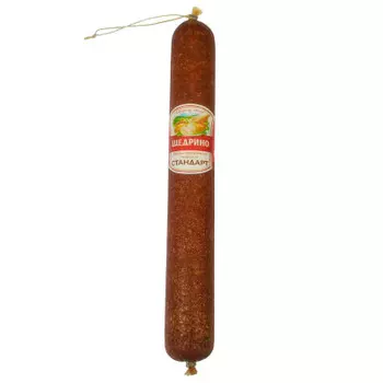 Колбаса стандарт сырокопченая полусухая щедрино