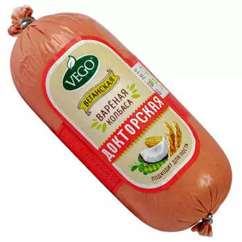 Колбаса веганская вареная докторская 500 г вего