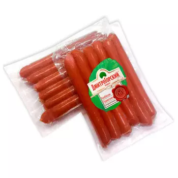 Колбаски пражские п/к в/у 300г дмитрогорский продукт