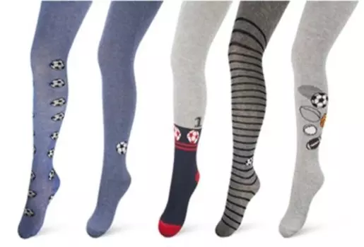Колготки д/мальчиков русокс футбол р.92-98 серо-красный дк-31305
