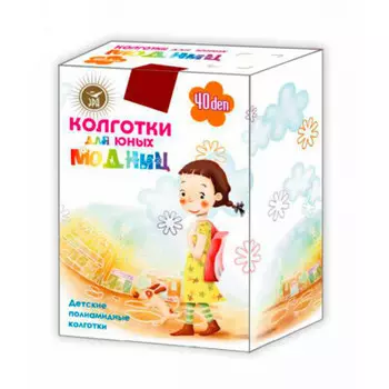 Колготки детские эра детские 40 ден красный 12-14